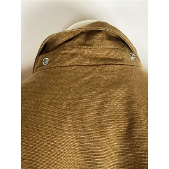 Carhartt X WP Sherpa Lined Washed Duck Coat Loose Fit Men’s Size XL